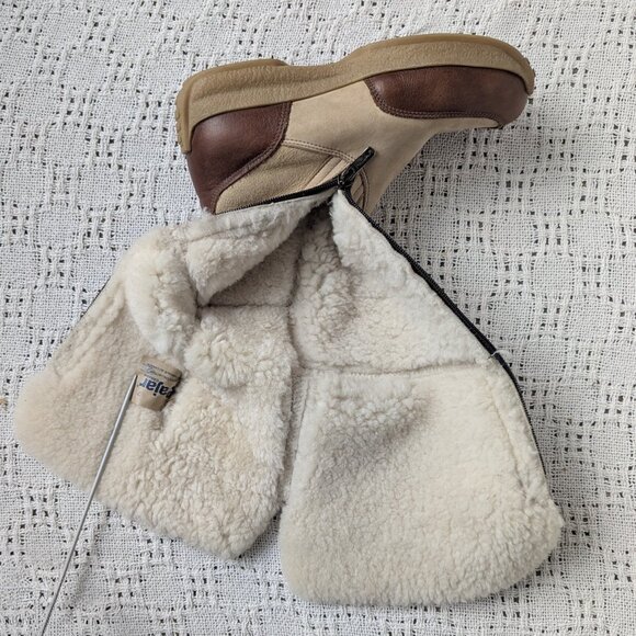 Pajar Igloo Shearling Winter Boots Women's 7 Tall Shaft Made in Canada - Picture 6 of 10